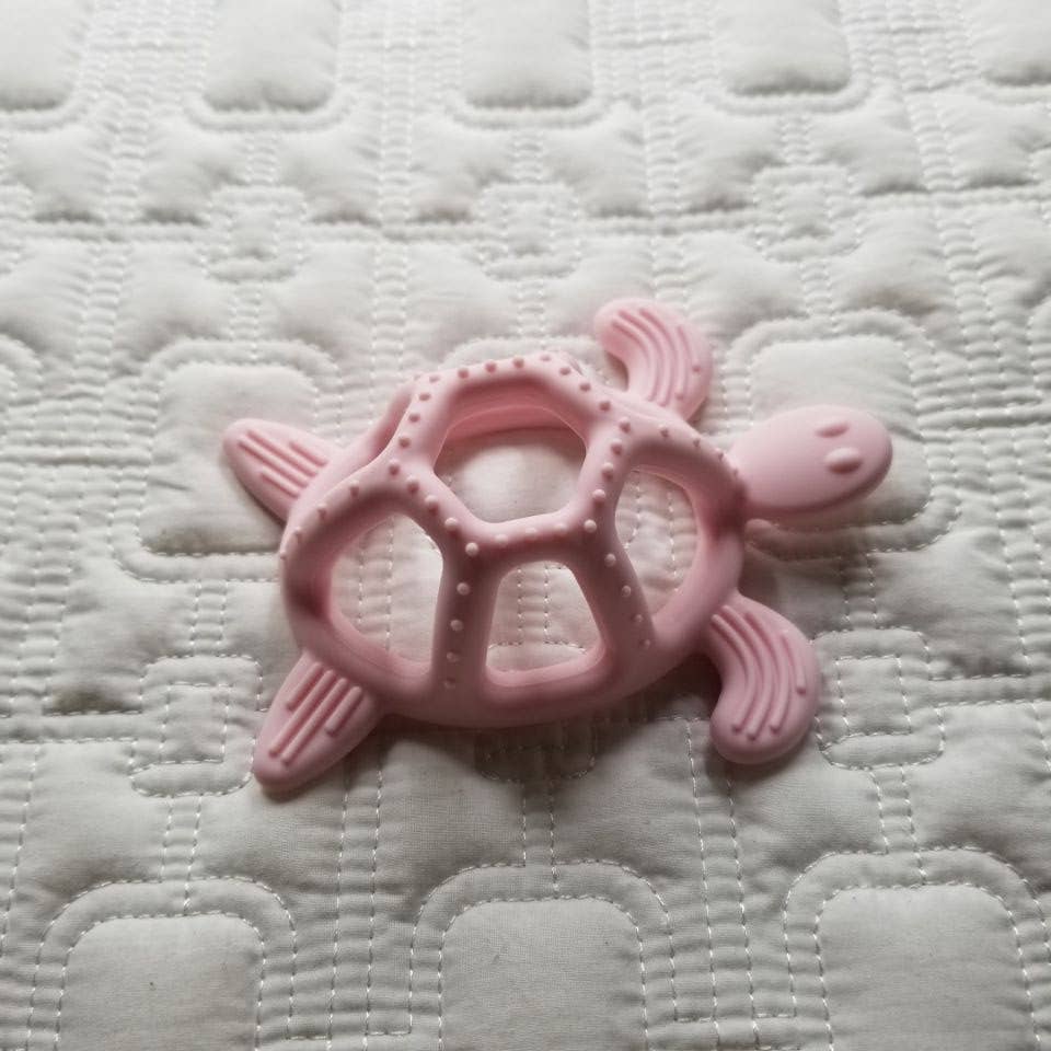 3D Silicone Turtle Teether