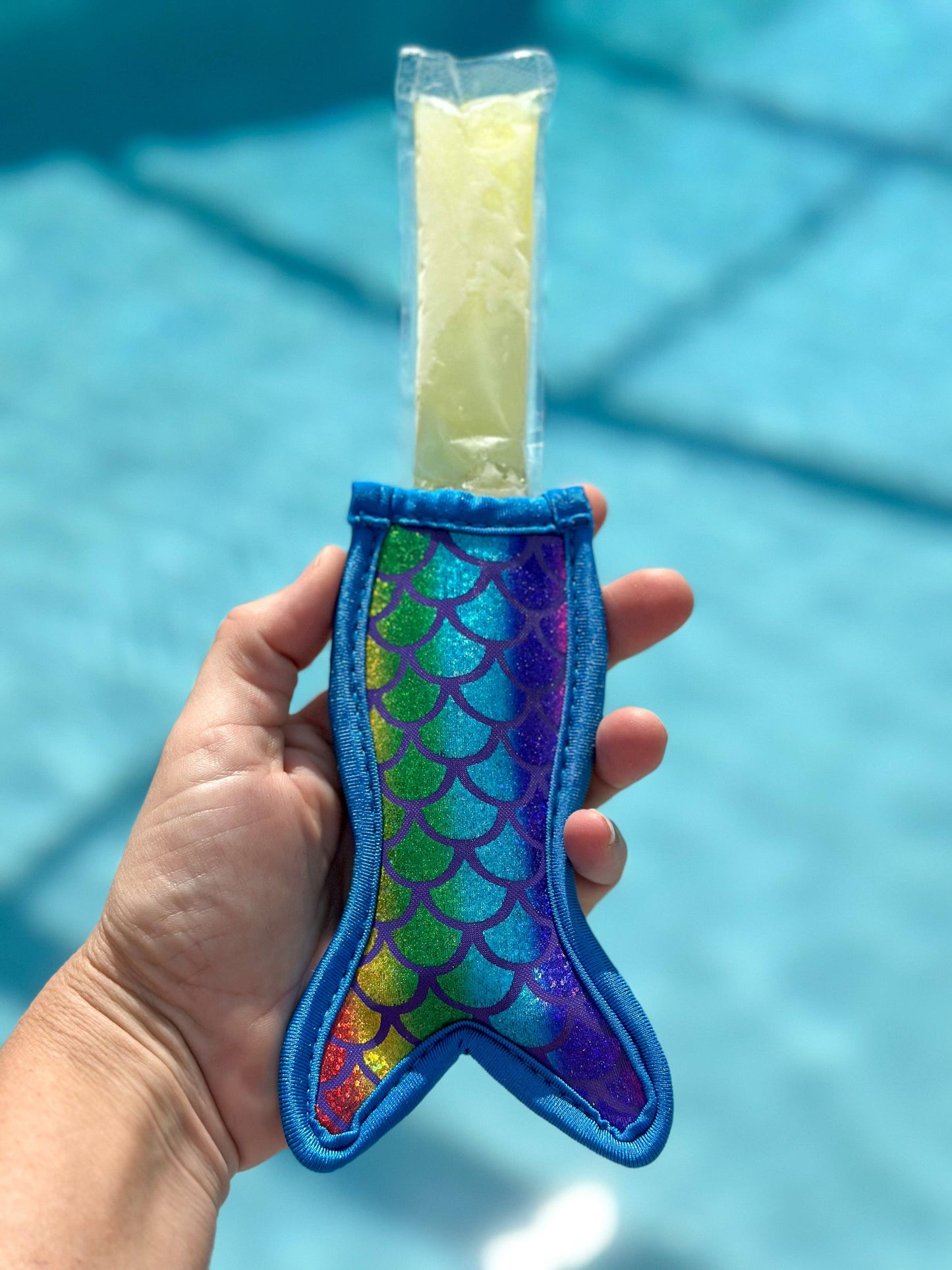 "Mermaid Navy" Neoprene Popsicle Holder