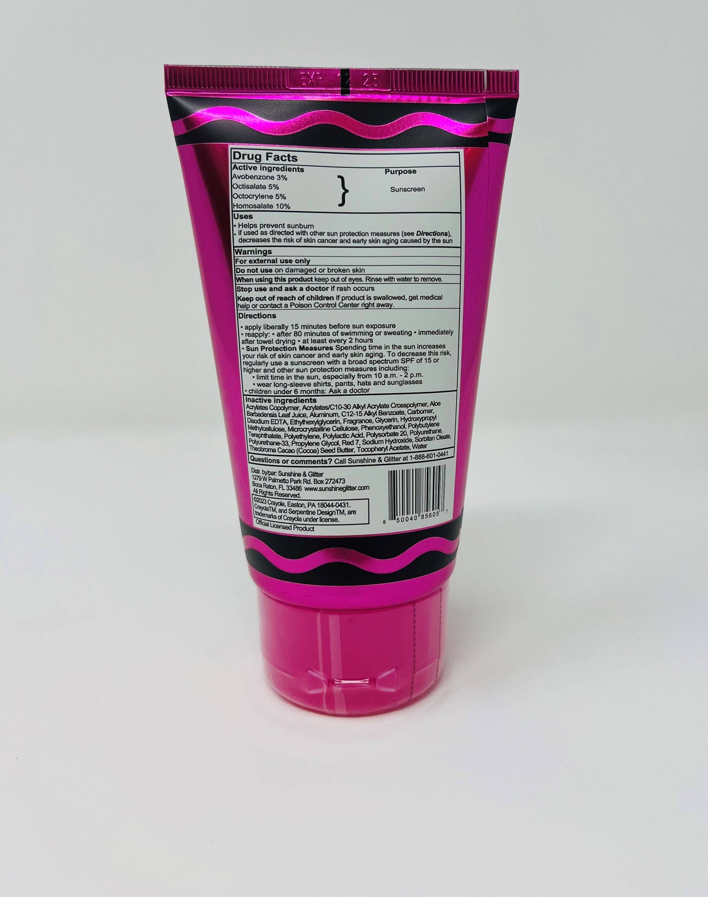 Sunshine & Glitter x CRAYOLA SPF 50 Jazzberry Jam™ Sunscreen