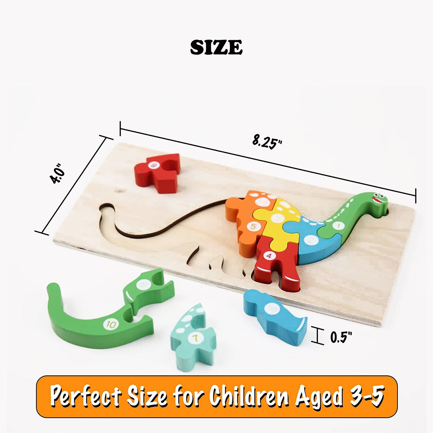 Animal Puzzles Kids Toy Wooden
