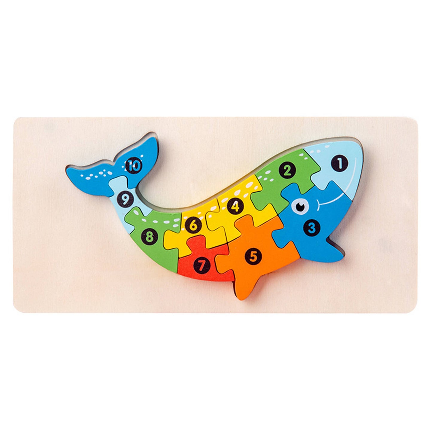 Animal Puzzles Kids Toy Wooden