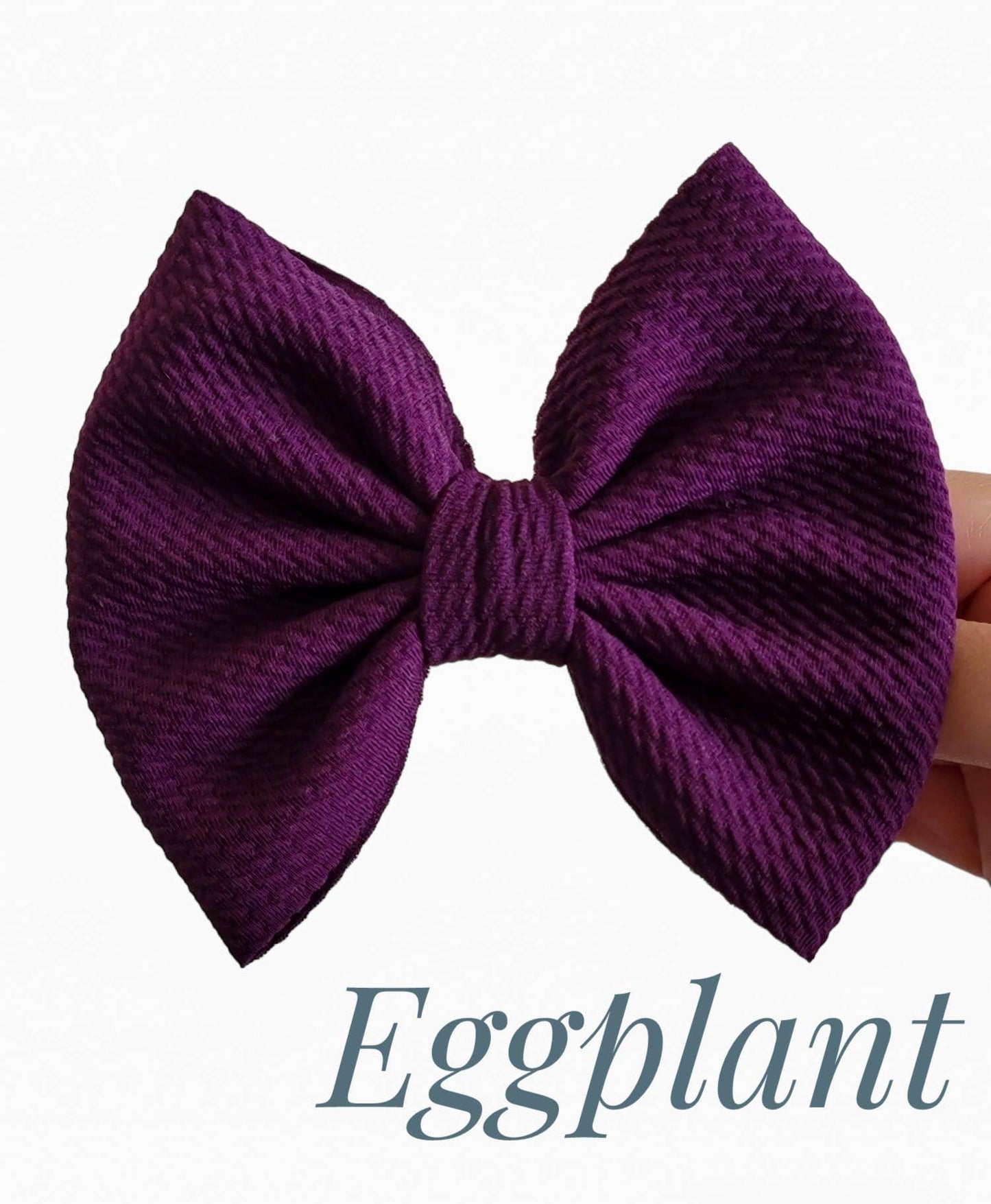 Eggplant Savannah Bow