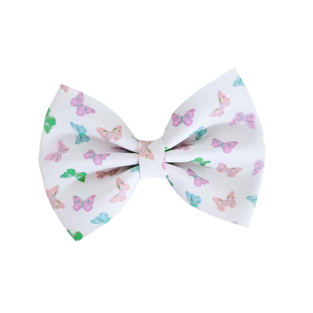 Luna Hair Bow | Vegan Leather Bow | Sweet Butterflies