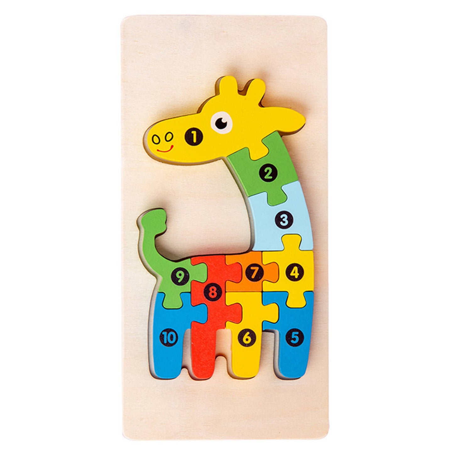 Animal Puzzles Kids Toy Wooden