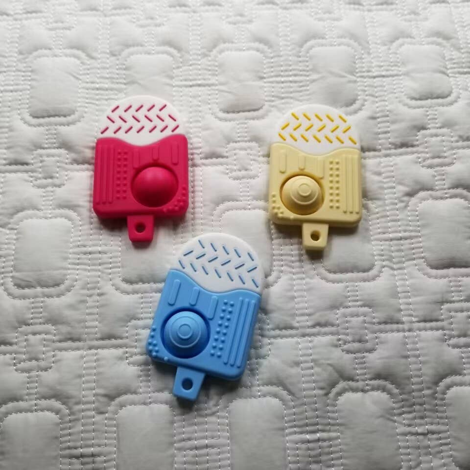 Ice Cream Silicone Teething Pendant