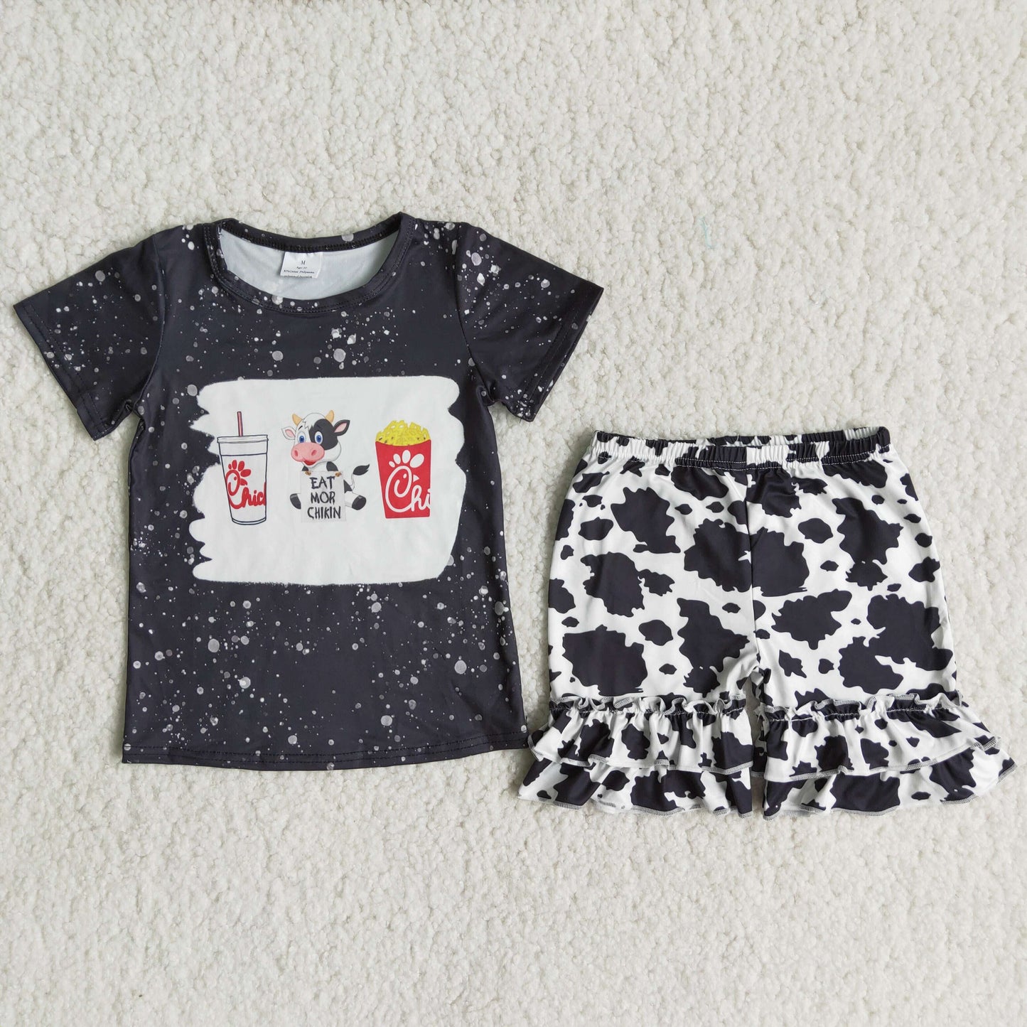 Eat More Chikin Shorts Set