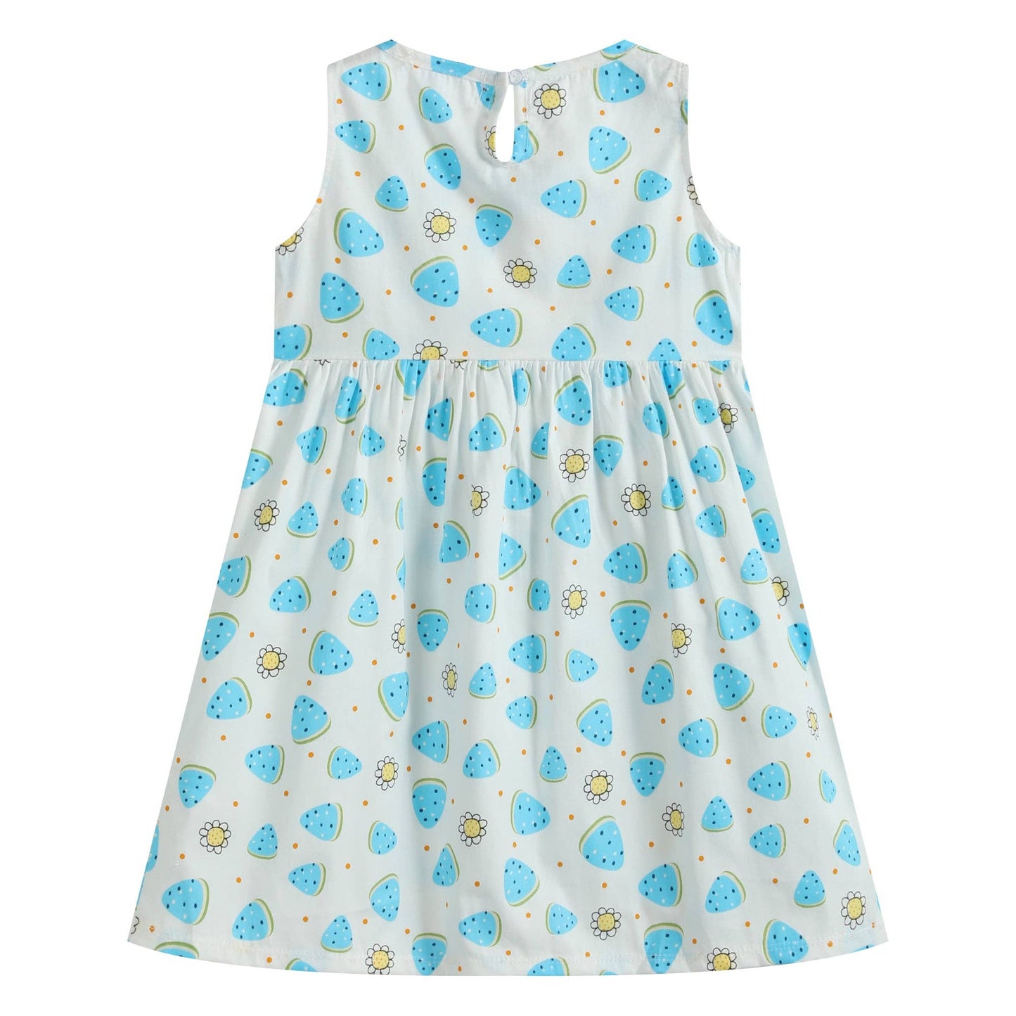 Blue Watermelon Sleeveless Dress
