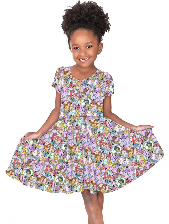 Princess Love Short Sleeve Dress