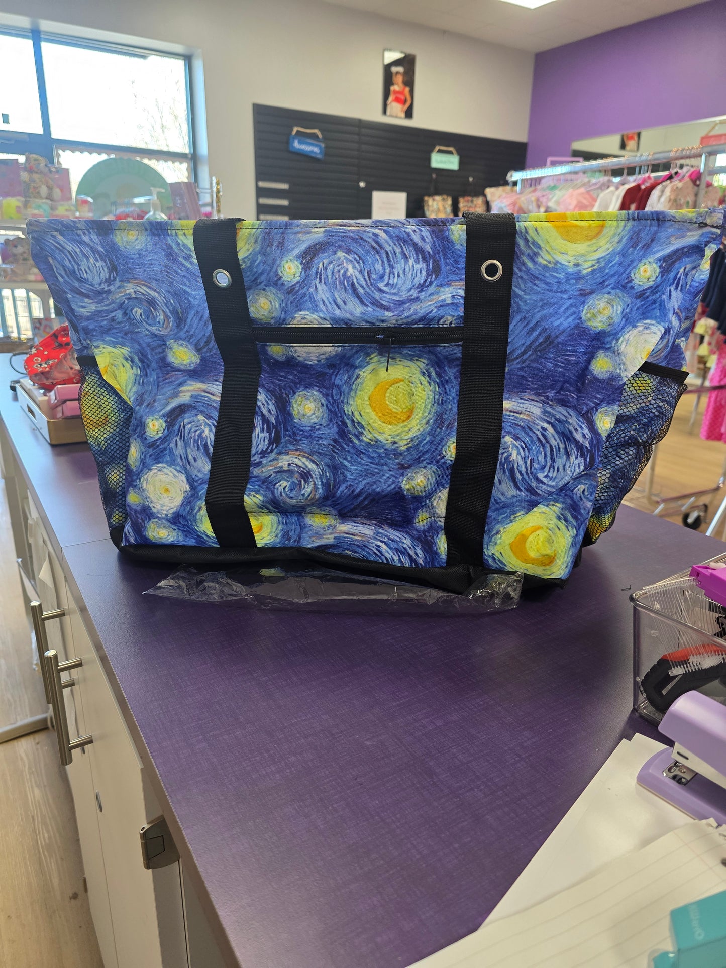 Starry Starry Night Utility Tote
