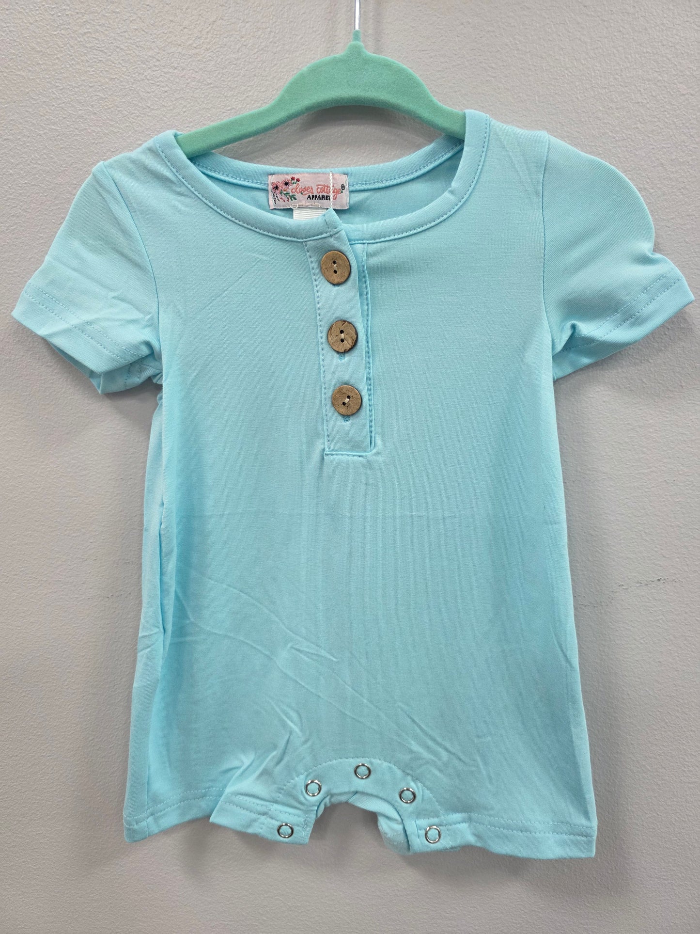 Cyan Bamboo Romper