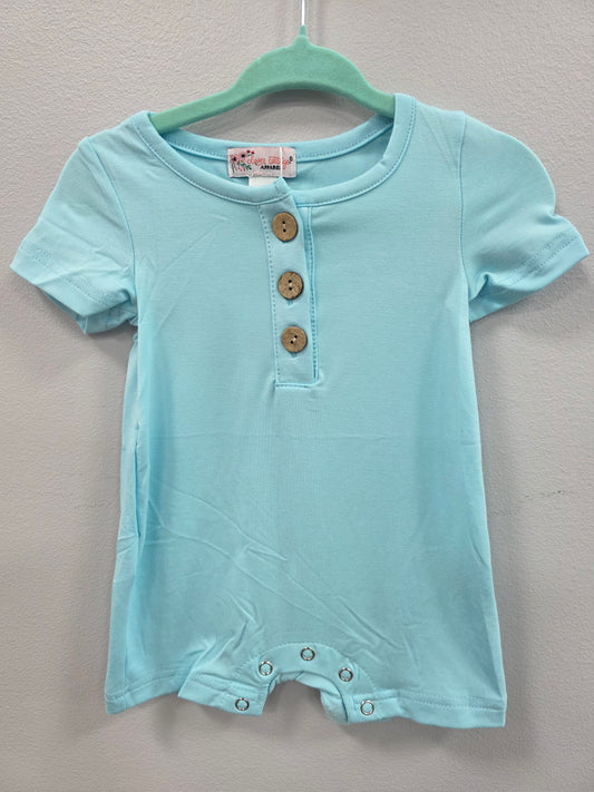 Cyan Bamboo Romper