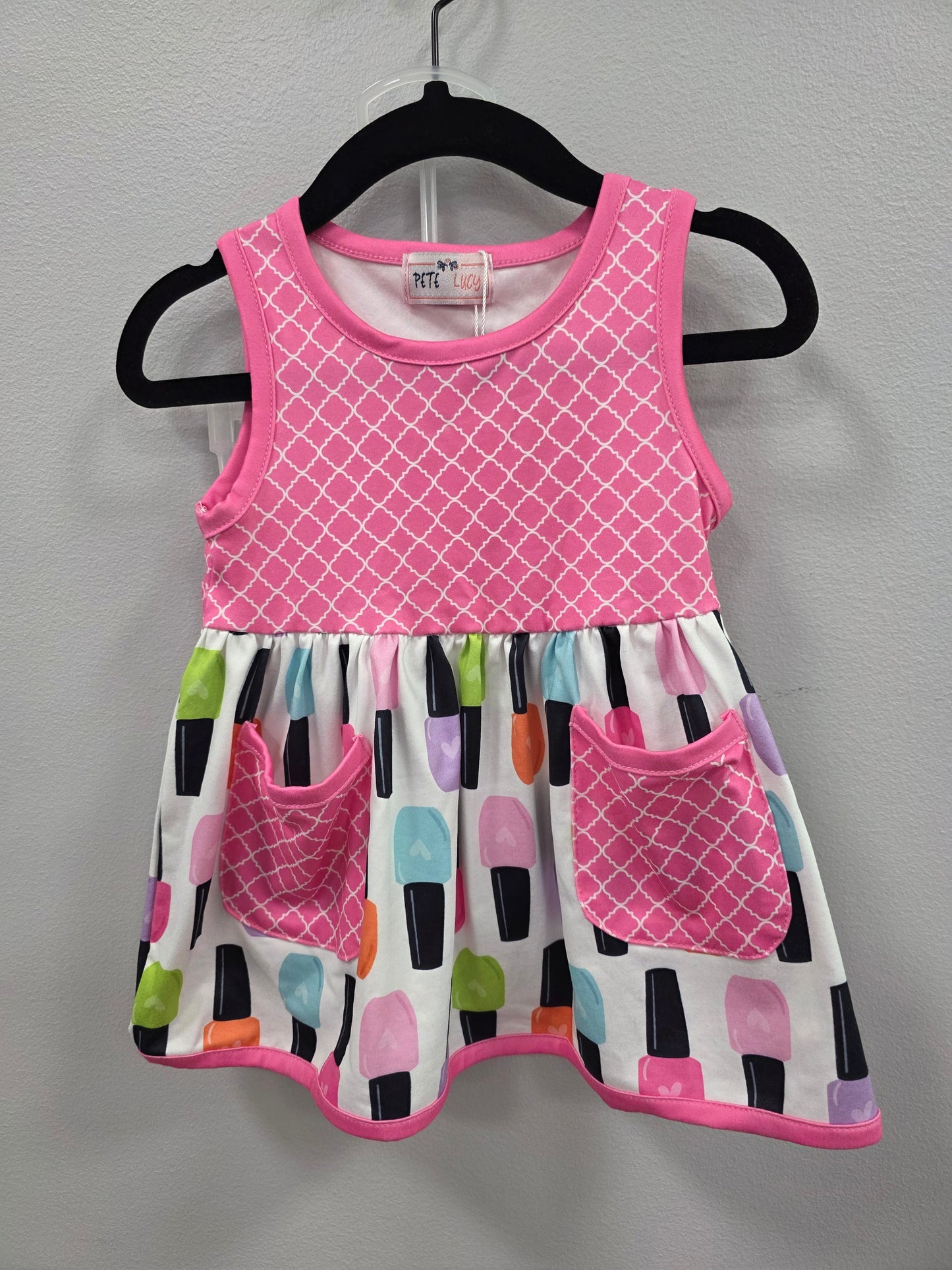 Neon Nail Polish Shorts Set