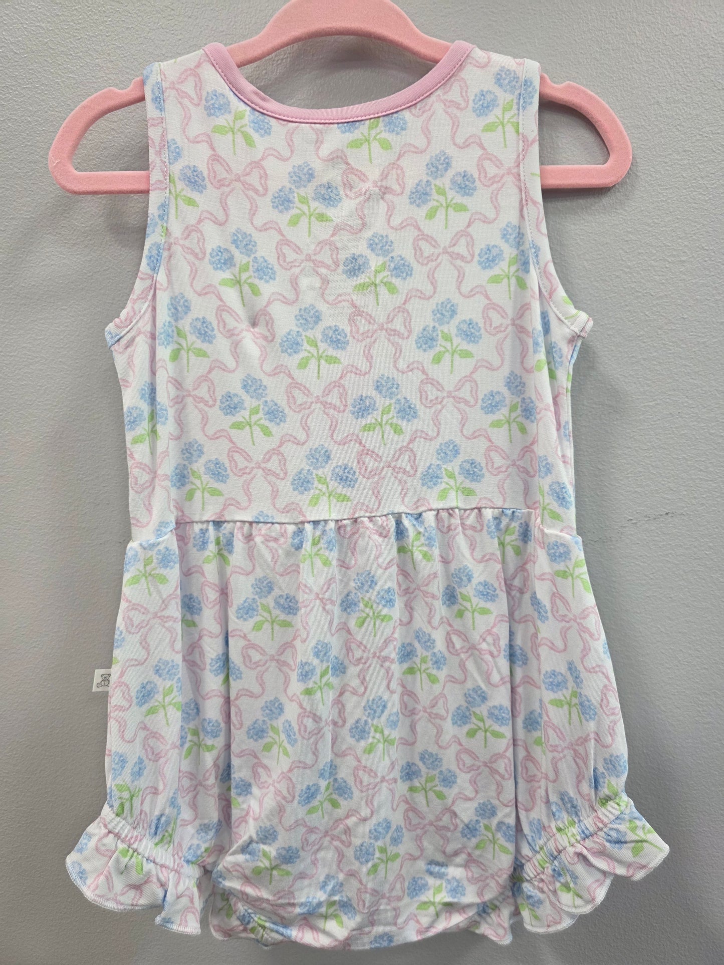 Hydrangea Bamboo Bubble Romper