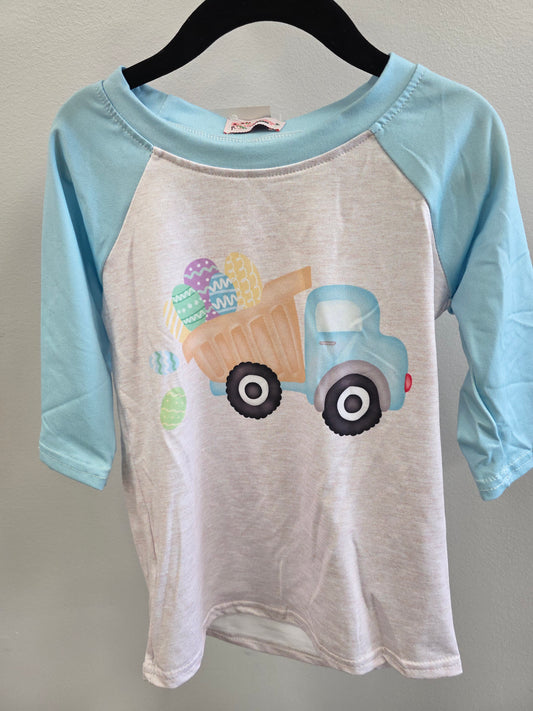 Egg Truck Long Sleeve Raglan