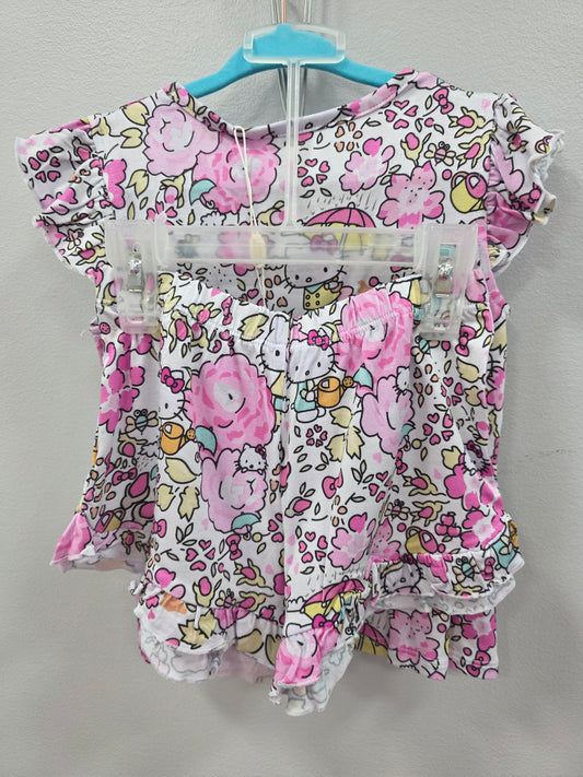 Garden Kitty Short Sleeve Loungewear Set