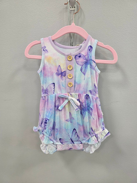 Butterfly Wish Bamboo Bubble Romper