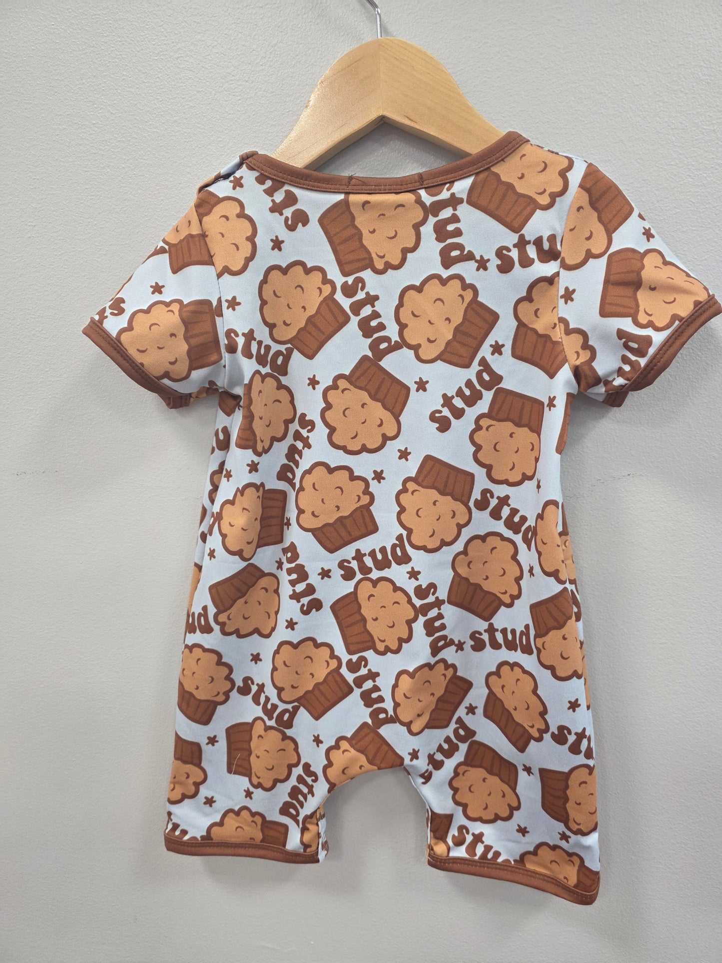 Stud Muffin Romper