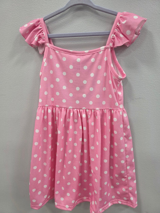 Pink Polka Dot Dress