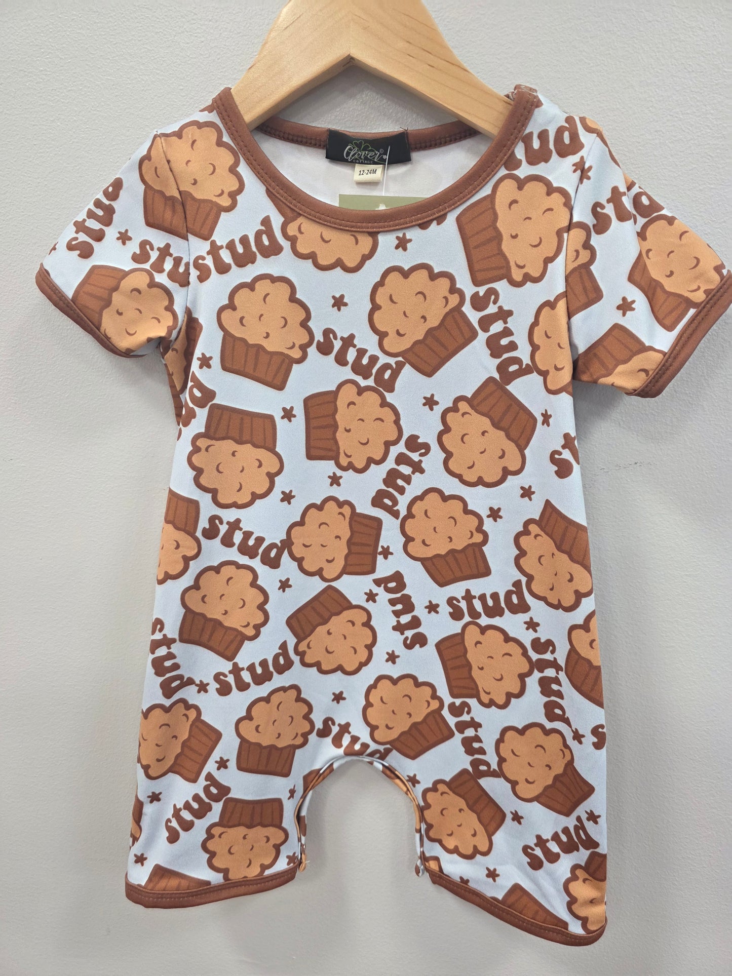 Stud Muffin Romper