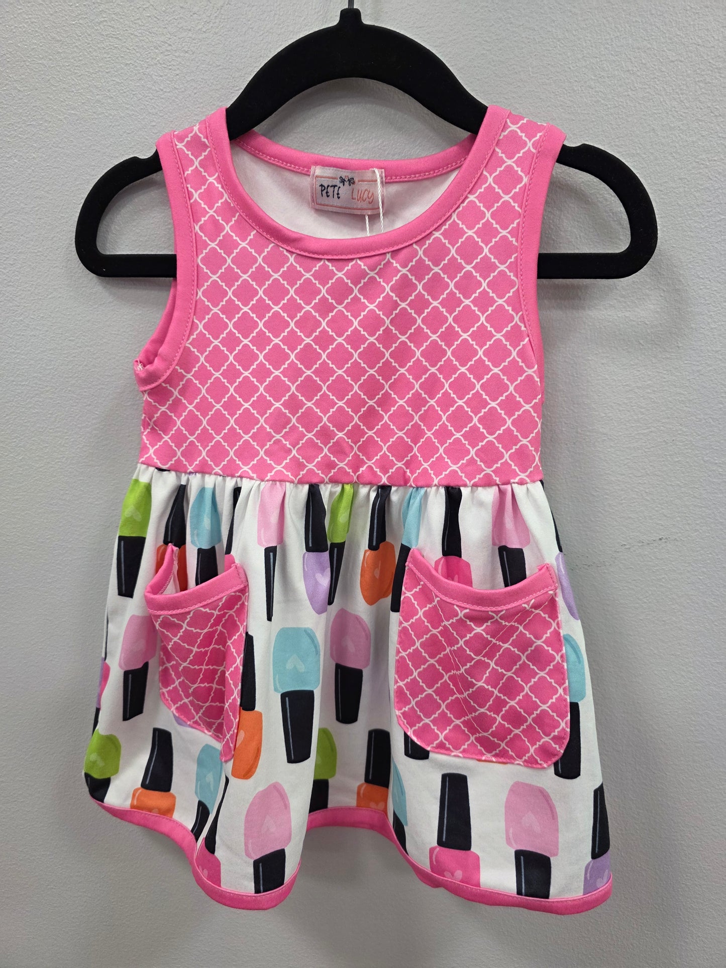 Neon Nail Polish Dress