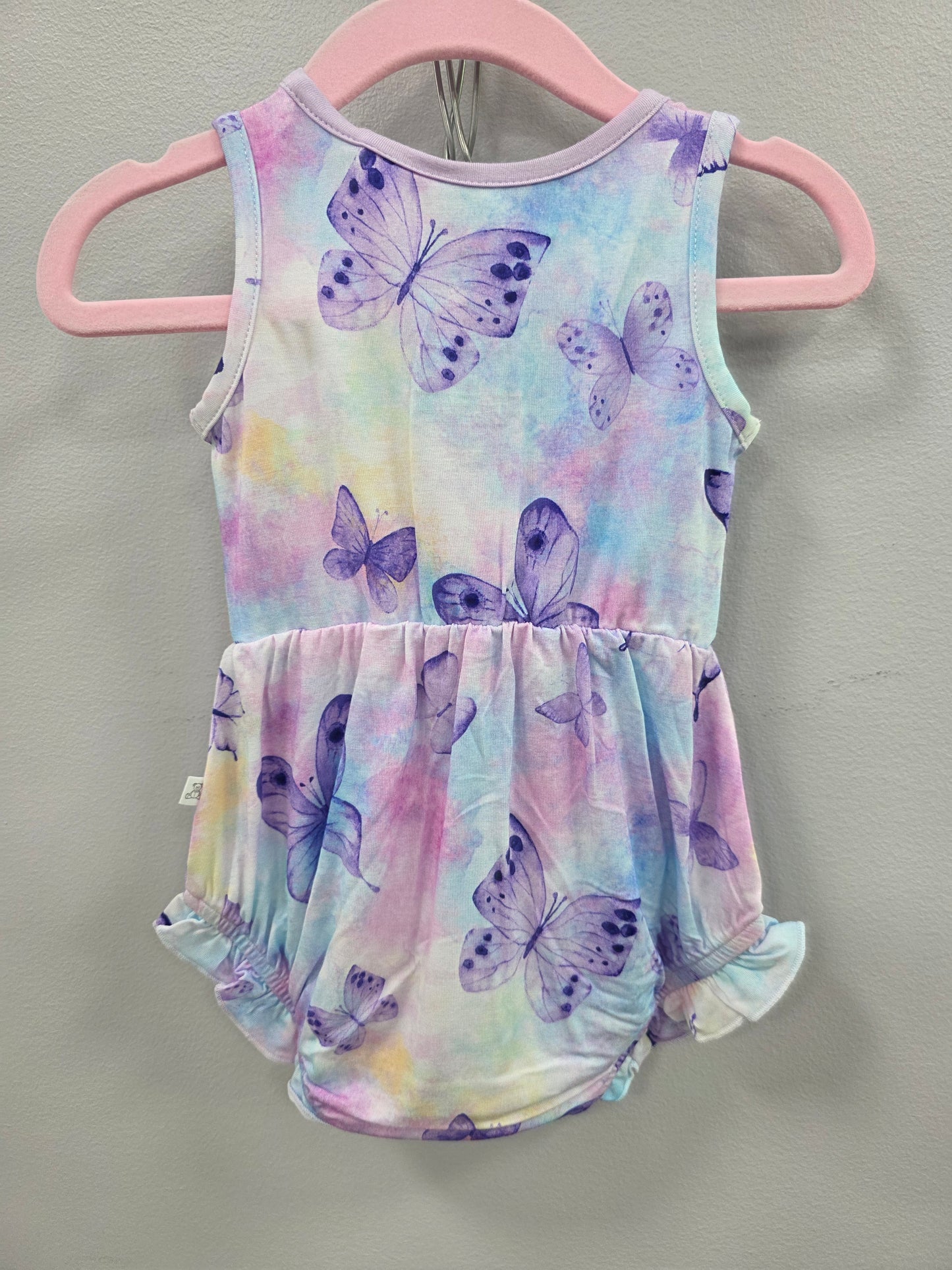Butterfly Wish Bamboo Bubble Romper