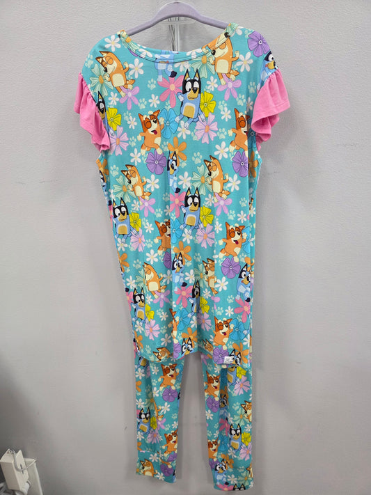 Happy Hounds Short Sleeve Pants Loungewear Set