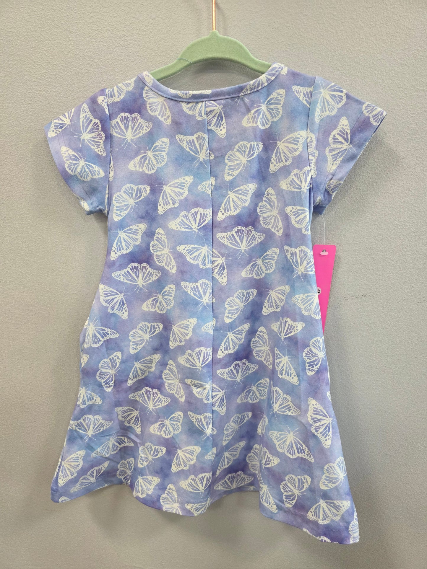Butterfly T-shirt Dress with Pockets